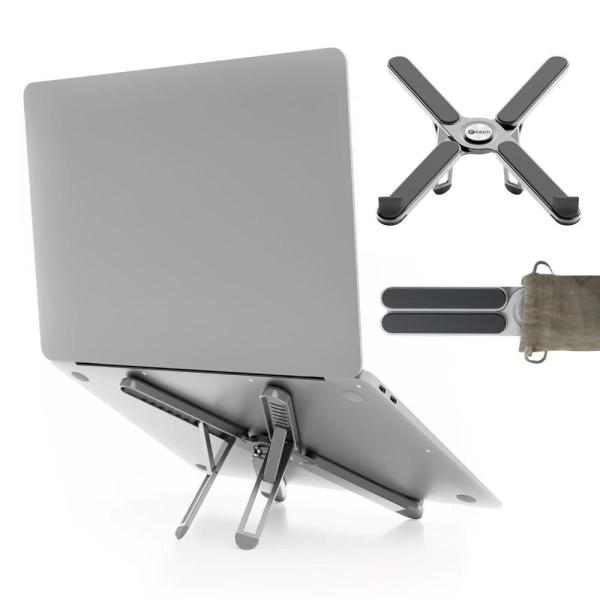 C-TECH Stojan na notebook Quallis NTS-100,  do 15, 6",  nastavitelný,  hliníkový2