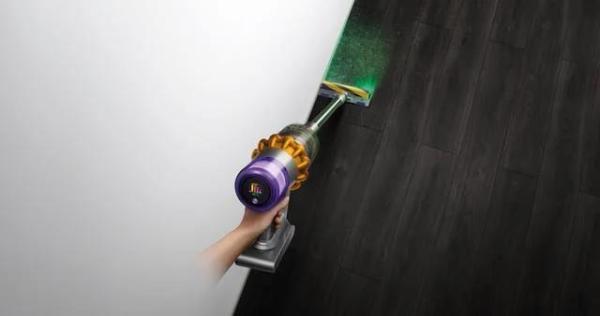 BAZAR - Dyson V15 Detect Absolute 2023,  vysavač,  14 cyklonů,  240 AW,  filtrace celého přístroje - použito /  opraveno2