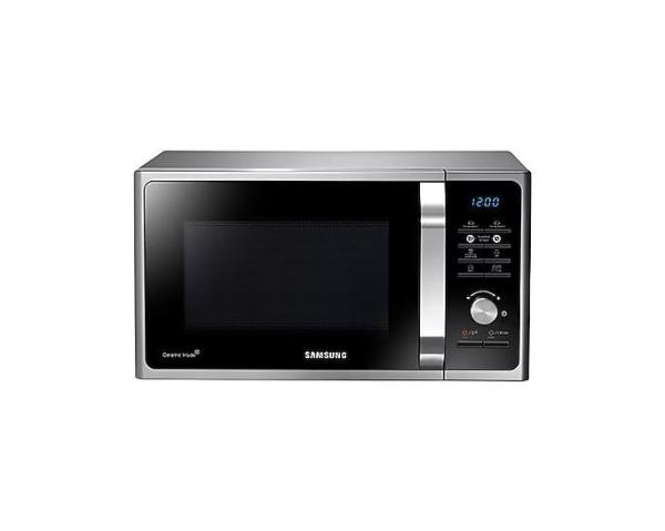 Samsung mikrovlnná trouba, Klasická, s funkcí zdravého vaření, 23 l, stříbrně titanová