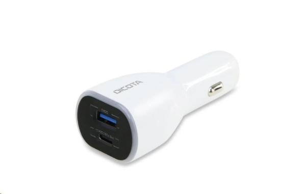 DICOTA Car Laptop Charger Universal PRO 12/ 24V (100W),  white