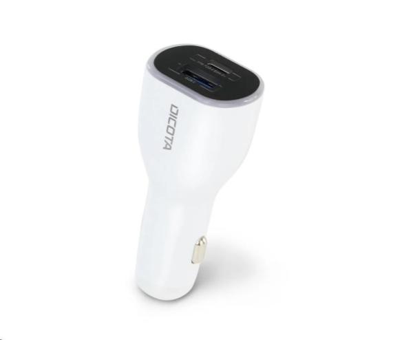 DICOTA Car Laptop Charger Universal PRO 12/ 24V (100W),  white1