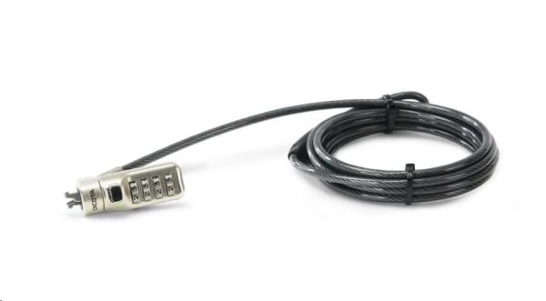 DICOTA Security Cable N-Lock combination resettable 2.5x6mm slot single