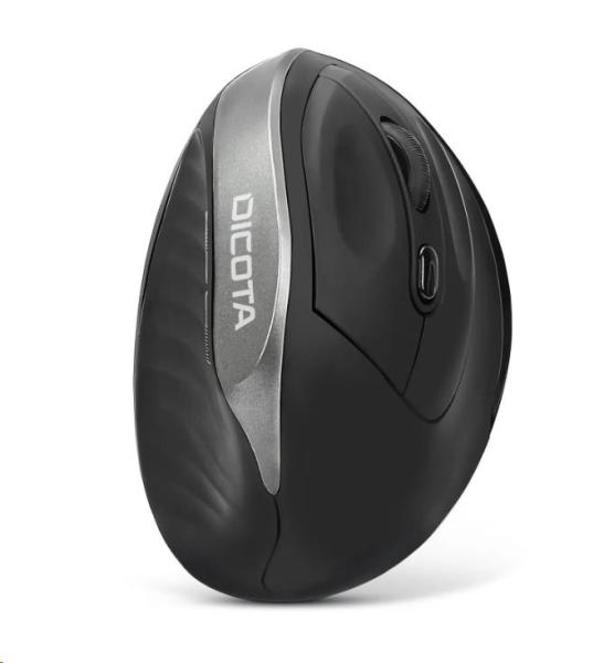 DICOTA Wireless Ergonomic Mouse RELAX,  Black
