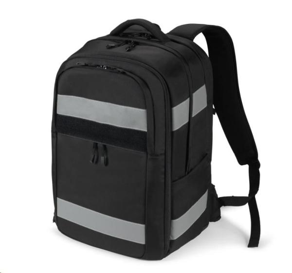 DICOTA Backpack REFLECTIVE 32-38 litre, Black