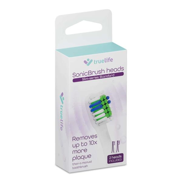 TrueLife SonicBrush Slim-series heads Standard white 2 pack5