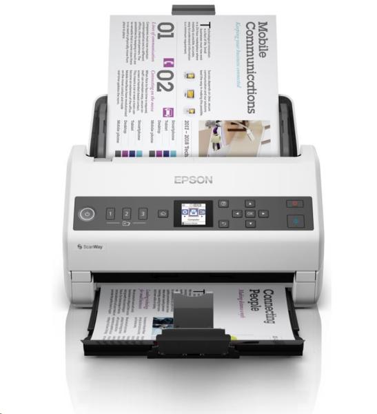 BAZAR - EPSON skener WorkForce DS-730N, A4, USB, 600dpi, ADF-síťový - Poškozený obal (Komplet)1