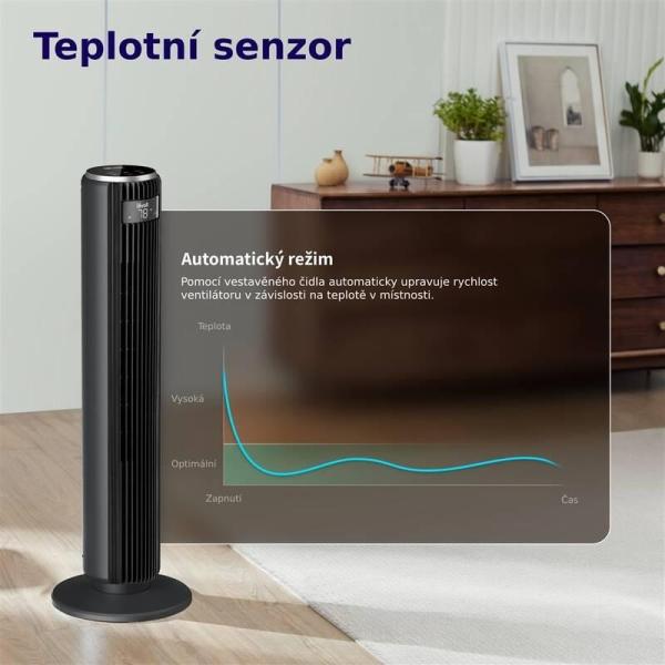 Levoit F361 Vortex Tower Fan - Automatický ventilátor5