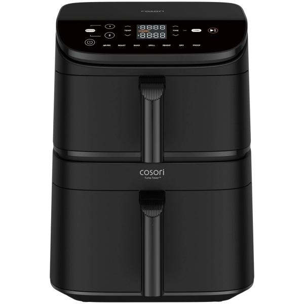 Cosori Turbo Tower horkovzdušná fritéza 10,8l černá1