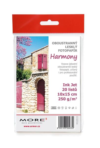 Armor fotopapier Harmony 240g, glossy 10x15, 20 ks