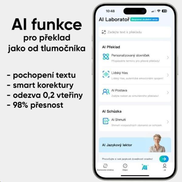 Timekettle W4 AI Chytrý překladač, blue4