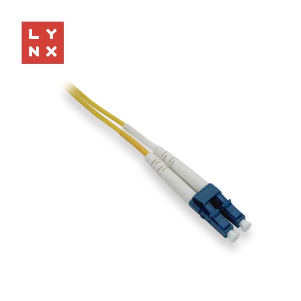 LYNX duplexní patch kabel SM,  OS2,  LC/ LC,  9/ 125µm,  5m