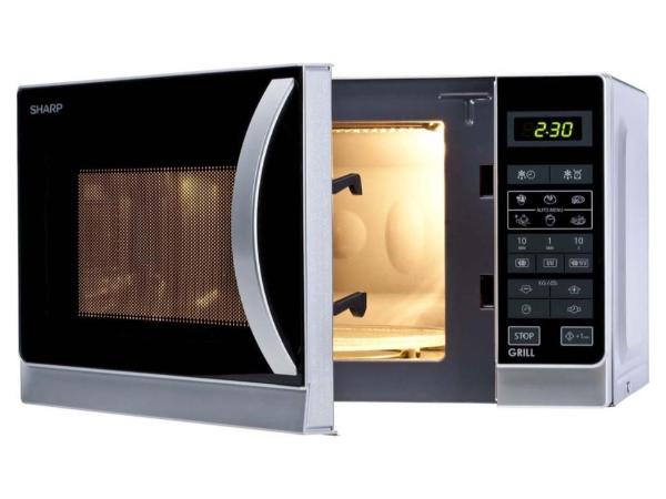Sharp mikrovlnná trouba,  800 W,  gril1