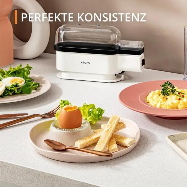 Krups vařič na vajíčka,  pro 3 vejce,  bílá a černá2