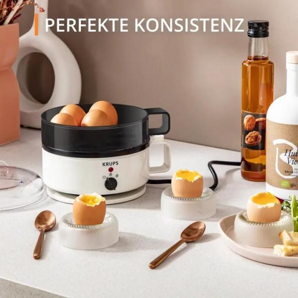 Krups vařič na vajíčka,  pro 7 vejcí,  bílá a černá2