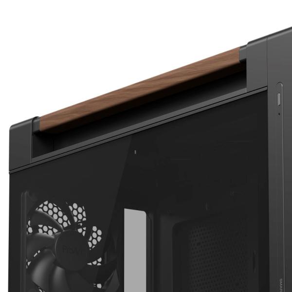 ASUS case PROART PA602 WALNUT WOOD MODERN TG, Mid Tower, průhledná bočnice, černá12