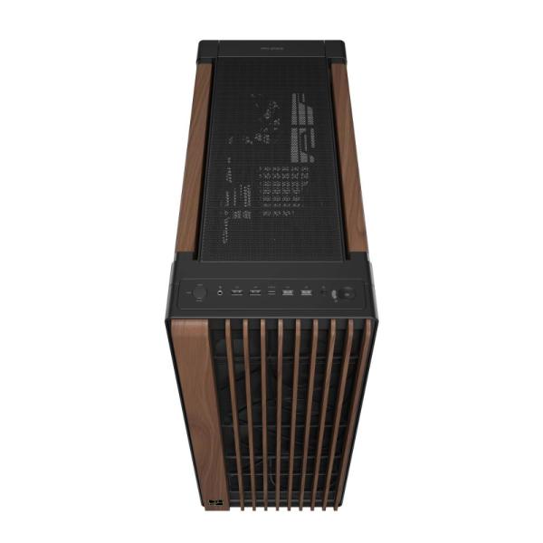 ASUS case PROART PA602 WALNUT WOOD MODERN TG, Mid Tower, průhledná bočnice, černá4