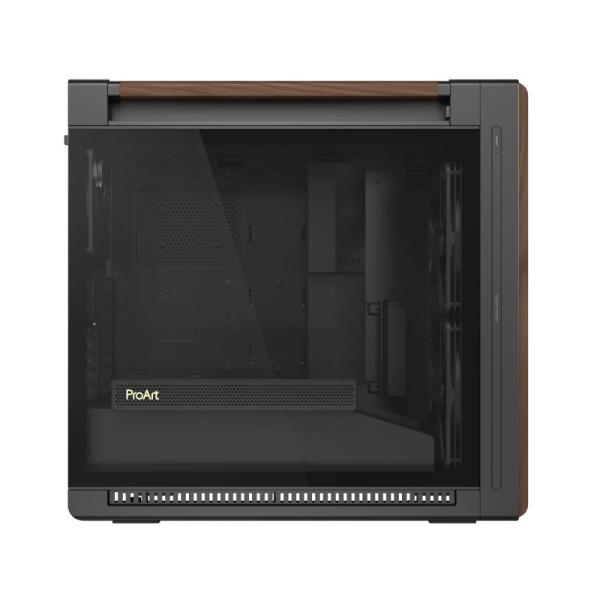 ASUS case PROART PA602 WALNUT WOOD MODERN TG, Mid Tower, průhledná bočnice, černá7