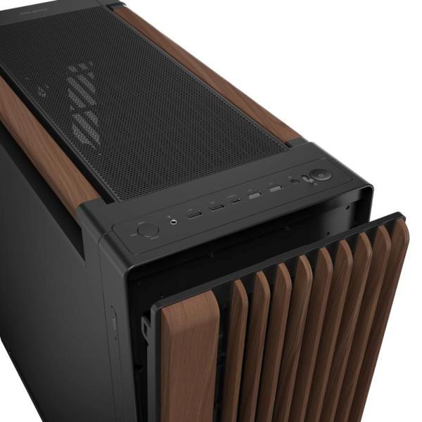 ASUS case PROART PA602 WALNUT WOOD MODERN METAL, Mid Tower, černá9