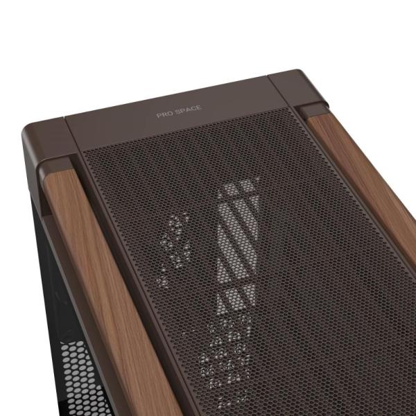 ASUS case PROART PA602 WALNUT WOOD RETRO TG, Mid Tower, průhledná bočnice, hnědá11