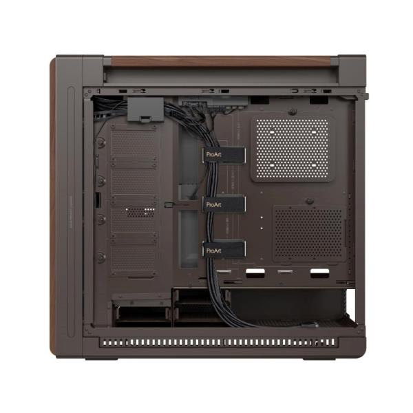ASUS case PROART PA602 WALNUT WOOD RETRO TG, Mid Tower, průhledná bočnice, hnědá16