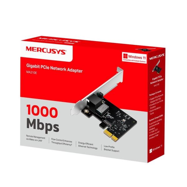 MERCUSYS MA210E Síťová karta 1GbE (1xGbE, 1xPCIe)3
