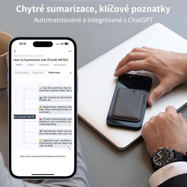 PLAUD NOTE Navy Blue - AI záznamník8