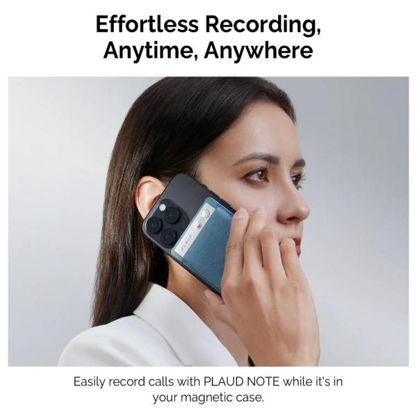 PLAUD Note Case Navy Blue - Pouzdro na Note, námořnická modrá2