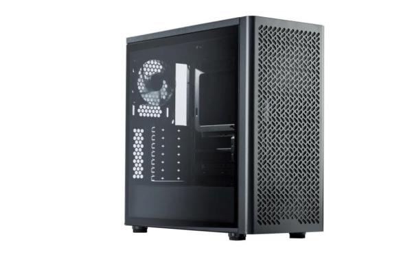 Cooler Master case Elite 502 Lite,  Průhledná bočnice,  ATX,  1x 120mm Fan,  černá