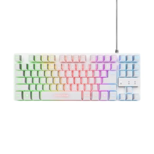 TRUST Sada klávesnice + myš GXT 798W 2v1 Gaming set, bílá1