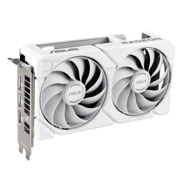 ASUS VGA AMD Radeon RX 9060 XT DUAL 16GB WHITE,  RX 9060 XT,  16GB GDDR6,  2xDP,  1xHDMI1
