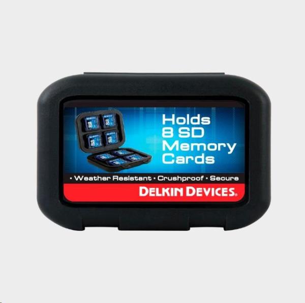Delkin Weather Resistant Case for 8 SD cards