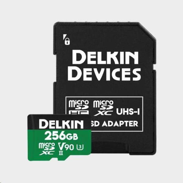Delkin microSD Power 2000x UHS-II (V90) R300 W250 256GB