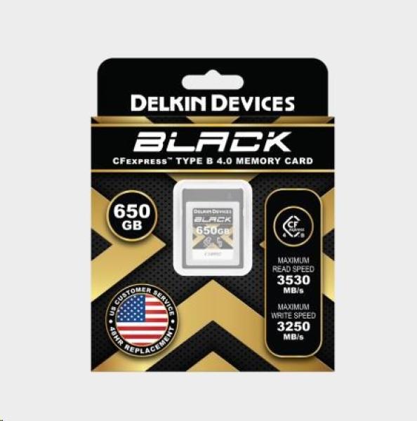 Delkin CFexpress 4.0 BLACK R3530 W3250 650GB1