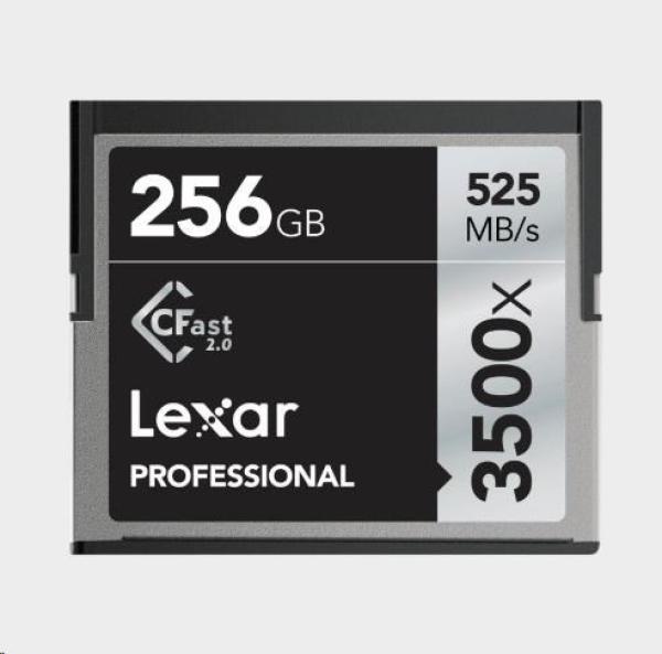 Lexar Pro 3500X Cfast (VPG-130) R525 W445 256GB