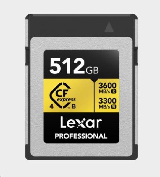 Lexar CFexpress 4.0 Pro Gold R3600 W3300 512GB