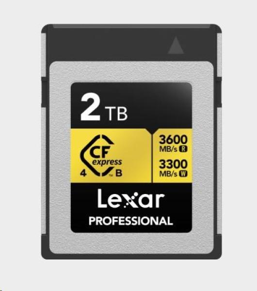 Lexar CFexpress 4.0 Pro Gold R3600 W3300 2TB