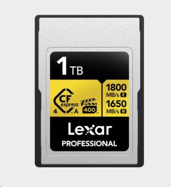 Lexar CFexpress 4.0 Pro Gold, VPG400, R1800 W1650 (Type A) 1TB
