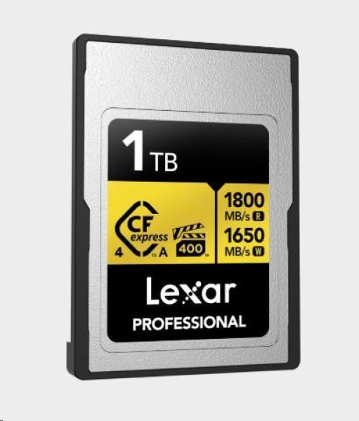 Lexar CFexpress 4.0 Pro Gold, VPG400, R1800 W1650 (Type A) 1TB2