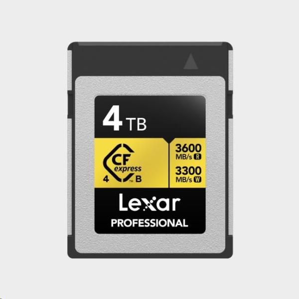 Lexar CFexpress 4.0 Pro Gold R3600/ W3300 4TB