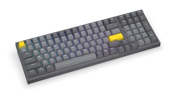 Endorfy herní klávesnice Celeris 1800,  bezdrátová,  yellow switch,  mechanická,  US layout,  RGB1