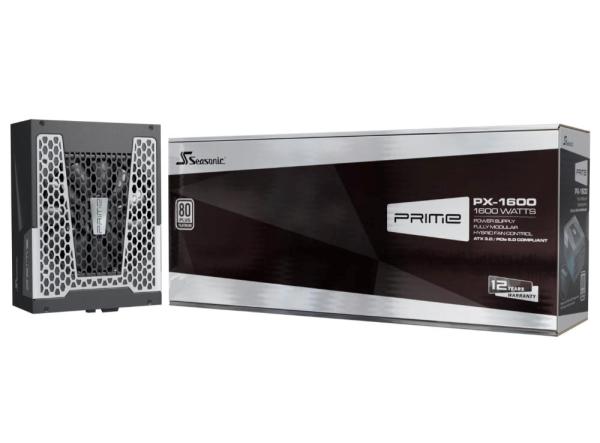 SEASONIC zdroj 1600W PRIME PX 1600, 135mm, Plně modulární, 80+ Platinum, ATX 3.1