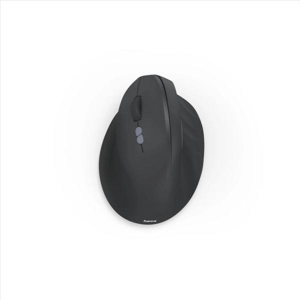 Hama vertikálna ergonomická bezdrôtová myš EWM-500L,  pre ľavákov,  čierna