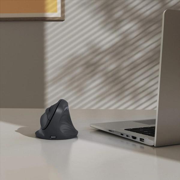 Hama vertikálna ergonomická bezdrôtová myš EWM-600R,  pre pravákov,  nabíjacia,  čierna6