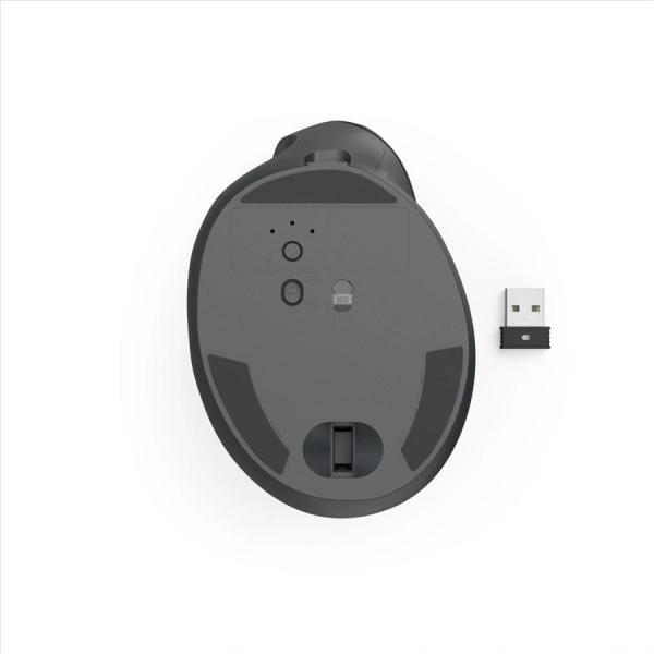 Hama vertikálna ergonomická bezdrôtová myš EWM-600L, pre ľavákov, nabíjacia, čierna7
