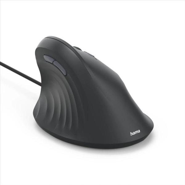 Hama vertikálna ergonomická káblová myš ECM-500R, pre pravákov, čierna2