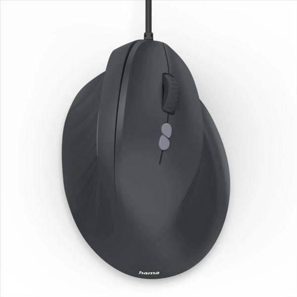 Hama vertikálna ergonomická káblová myš ECM-500R, pre pravákov, čierna7