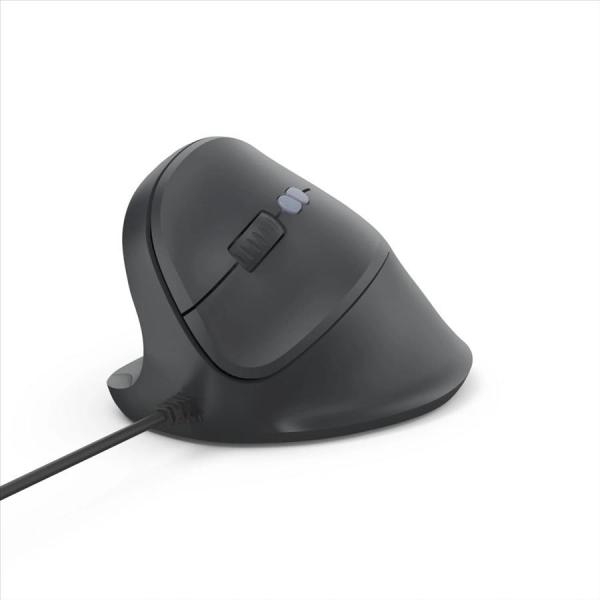 Hama vertikálna ergonomická káblová myš ECM-500L, pre ľavákov, čierna1
