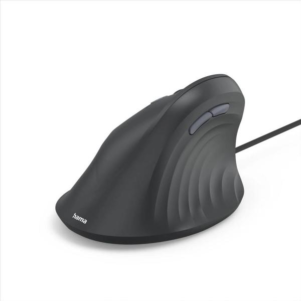 Hama vertikálna ergonomická káblová myš ECM-500L, pre ľavákov, čierna3