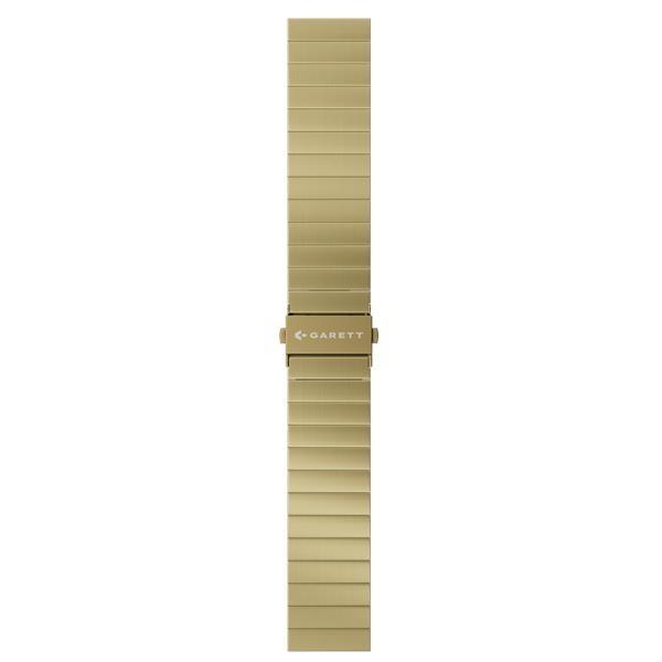 Garett univerzální řemínek 20 mm,  zlatý kovový,  typ Solid