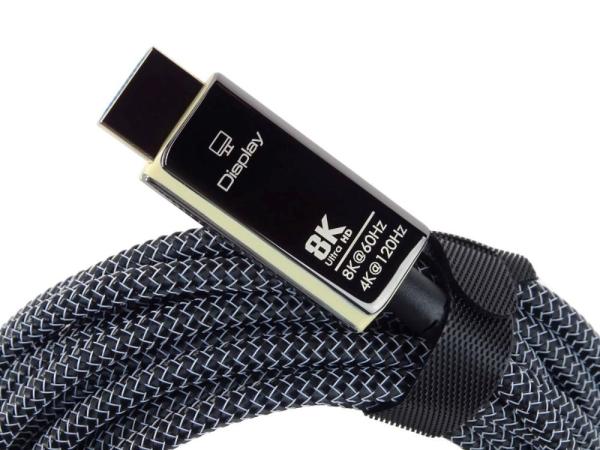 PREMIUMCORD Ultra High Speed HDMI 2.1 optický fiber kabel 8K@60Hz,  zlacené 50m2